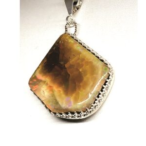 Brown Nevada Opal Pendant