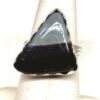 Clear Opal Ring with Black Background