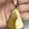 Dark and Light Tan Opal Pendant