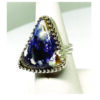 Tiffany Ring Purple and White