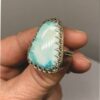 Blue and White Variscite Ring