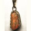 Opal Pendant Orange Ethiopia  A