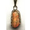 Opal Pendant Orange Ethiopia  A