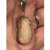 Opal Pendant Orange Ethiopia  A