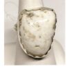 White Buffalo Turquoise Ring E