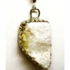 White Brucite Pendant