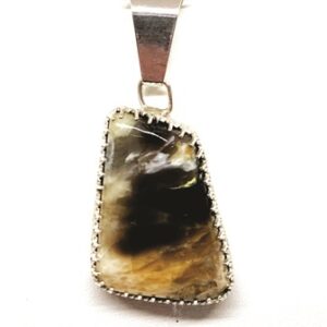 Tan and Brown Opal Pendant