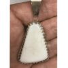 White Buffalo Turquoise Pendant F SOLD