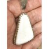 White Buffalo Turquoise Pendant F SOLD