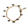 Bracelet Gold Sterling Silver Balls B