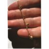 Bracelet Gold Sterling Silver Balls B