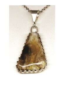 Tan Nevada Opal Pendant