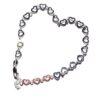 Sterling Silver Bracelet with Hearts