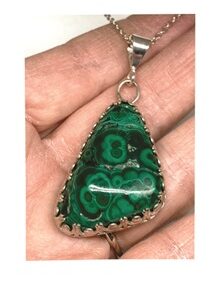 Green Malachite Pendant