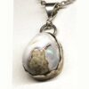 Opal Pendant White Idaho D
