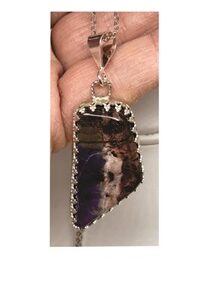 Purple Sugilite Pendant