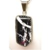 White Black Buffalo Pendant
