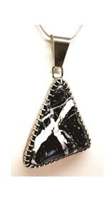 White Buffalo Black Pendant