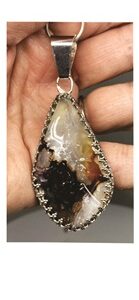 Red Fire Agate Pendant