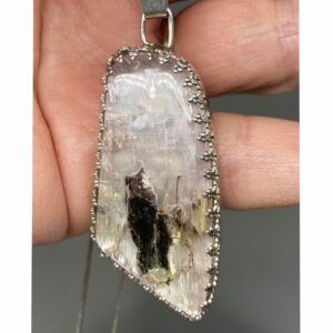 Clear Purple Amethyst Pendant