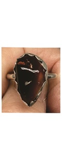 Red Opal Ring