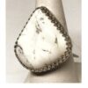 White Buffalo Turquoise Ring H SOLD