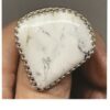 White Buffalo Turquoise Ring H SOLD