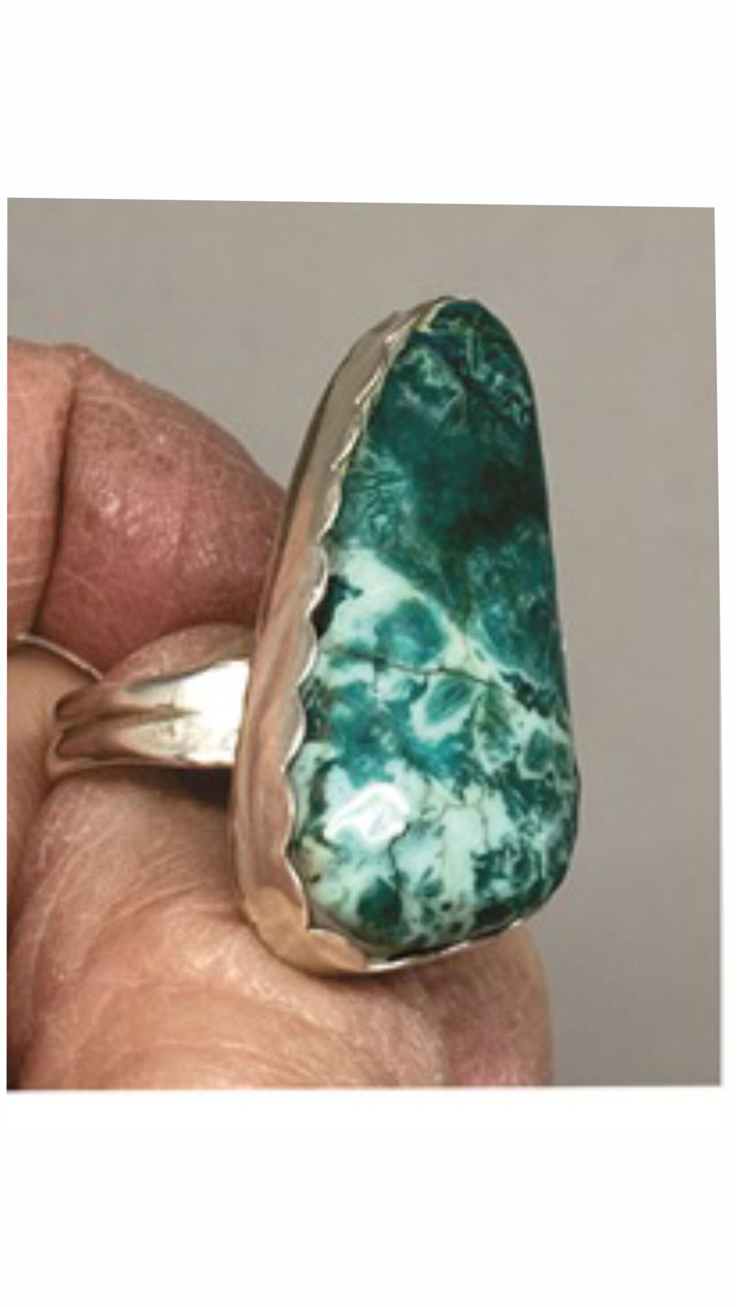 Green Amazonite Ring