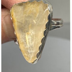 Clear Yellow Mica Ring
