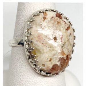 White Opal Ring