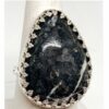 White Buffalo Ring Black C SOLD