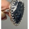 White Buffalo Ring Black C SOLD