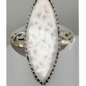 Pink Larimar Ring (Natrolite)