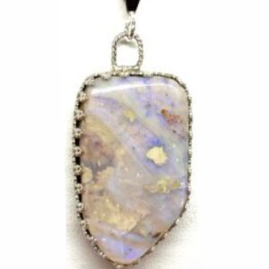White Opal Pendant