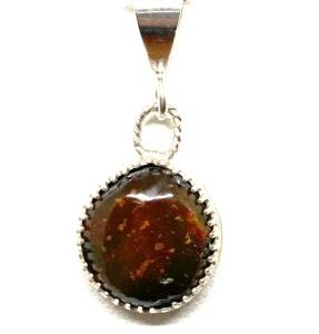 Red Fire Opal Pendant