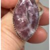 Purple Lepidolite Ring