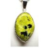 Serpentine Pendant Yellow A SOLD