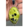 Serpentine Pendant Yellow A SOLD