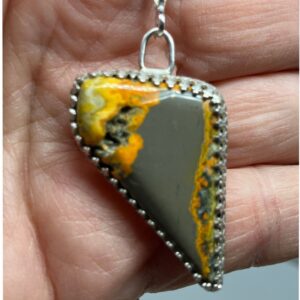 Bumble Bee Jasper Pendant