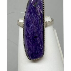 Purple Charoite Ring.