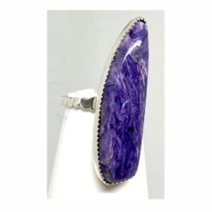 Purple Charoite Ring