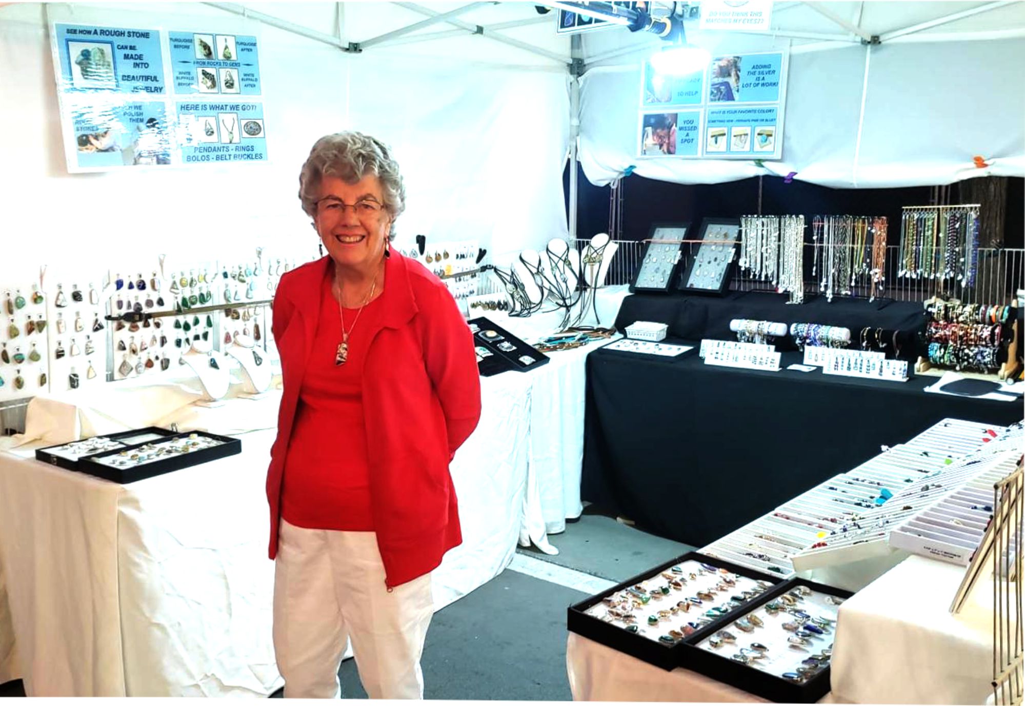 Typical Booth at Craft Shows Typical Booth at Craft Shows