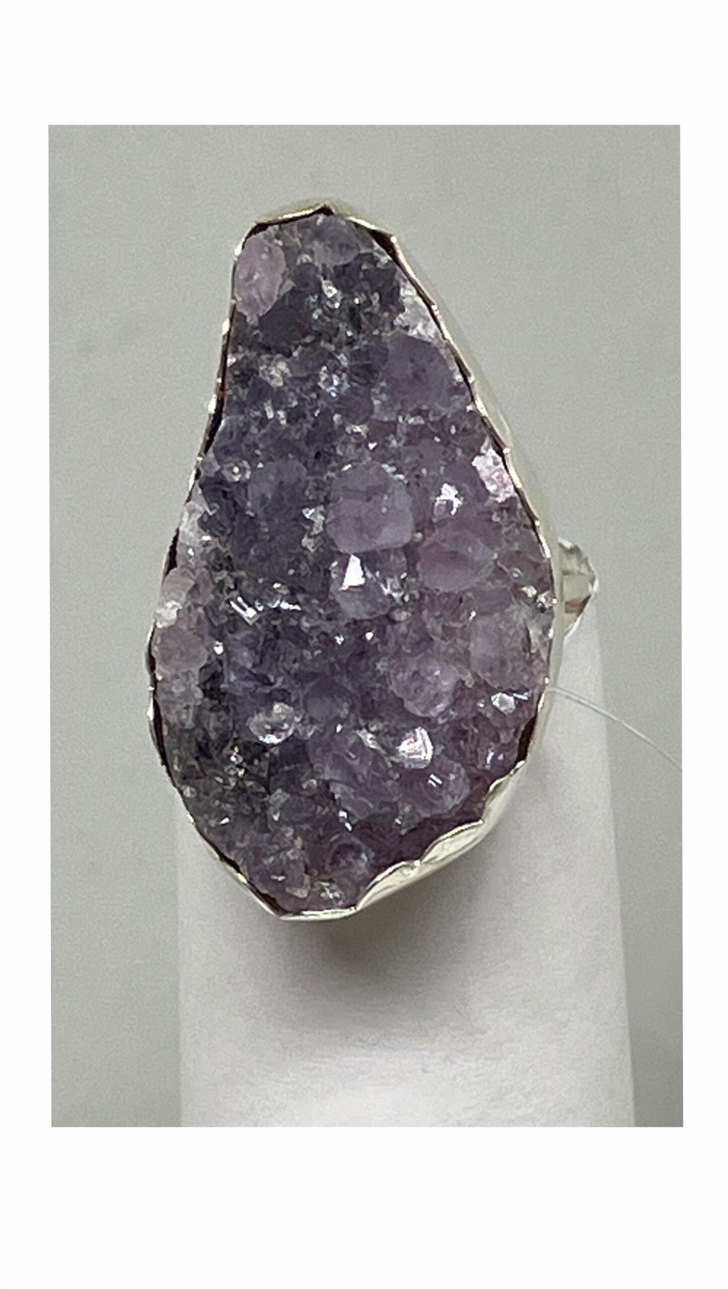 Purple Amethyst Ring Druzy