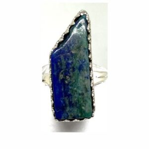 Blue and Green Chrysocolla Ring