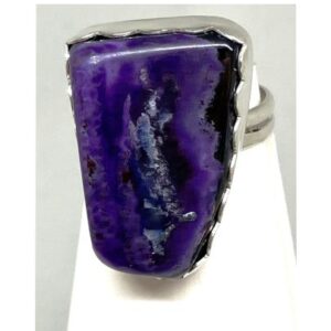 Purple Sugilite Ring. Rare Stone.