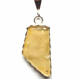 Yellow Calcite Pendant