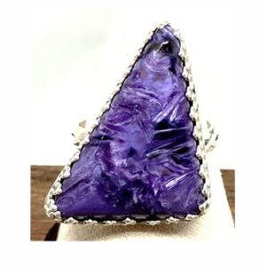 Purple Charoite Ring