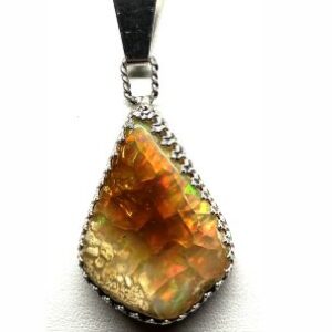 Orange Opal Pendant