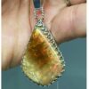 Clear Orange Opal Pendant