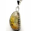 Pendant, Opal, Yellow, Clear A